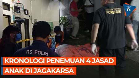 Kronologi 4 Anak Ditemukan Tewas di Jagakarsa