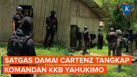 Satgas Cartenz Tangkap Komandan KKB Yahukimo Philip Kobak, Diduga Terlibat Aksi Kekerasan