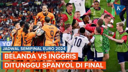 Live Streaming Belanda Vs Inggris Semifinal Euro 2024, Malam Ini!