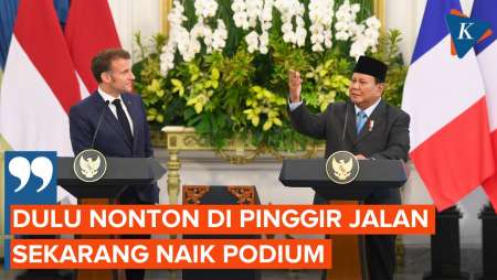 Diundang Macron ke Bastille Day, Prabowo: Dulu di Pinggir Jalan, Sekarang Naik Podium