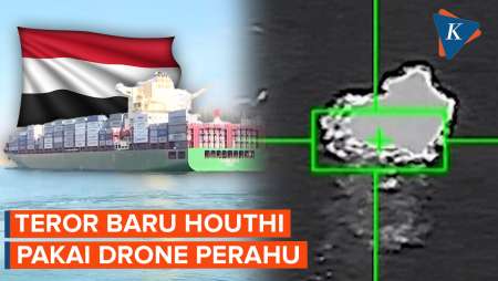 Pakai Drone Perahu, Serangan Houthi Semakin Bikin Ngeri 