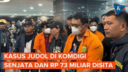 Polisi Sita Senjata dan Uang Rp 73 Miliar dari Kasus Judol Pegawai Komdigi 