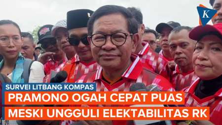 Unggul Tipis atas RK di Survei Litbang Kompas, Pramono: Saya Tetap Fight