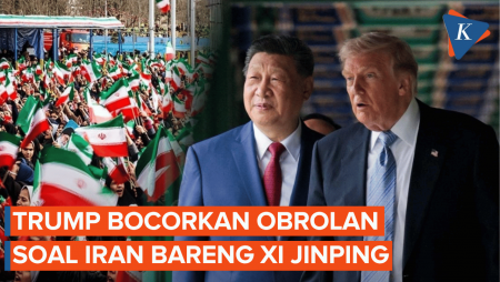Trump Bocorkan Obrolan soal Iran Bareng Xi Jinping