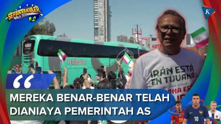 Berlaga Di LA Pagi Ini, Timnas Iran Menuju AS Didukung Warga Meksiko!