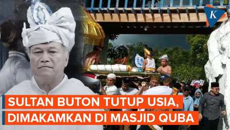 Sultan Buton La Ode Muhamad Izat Manarfa Wafat, Dimakamkan di Samping Masjid Tertua di Buton