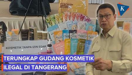 Gudang Kosmetik Ilegal Di Tangerang Terbongkar, Berawal Dari Belanja Online