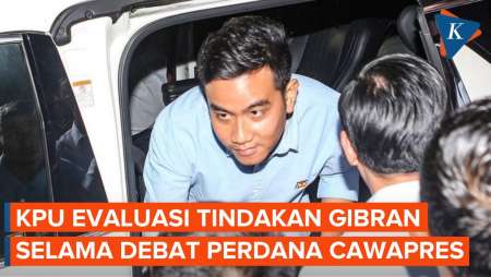 KPU Evaluasi Tindakan Gibran Selama Debat