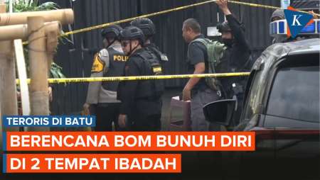 Tersangka Teroris Berencana Lakukan Bom Bunuh Diri di 2 Tempat Ibadah