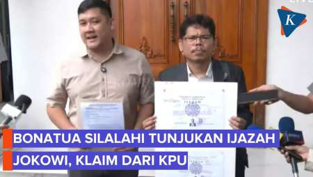 Bonatua Silalahi Tunjukan Ijazah Jokowi Yang Diklaim Dapat Dari KPU