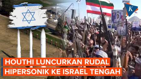 Houthi Serang Israel dengan Rudal Hipersonik