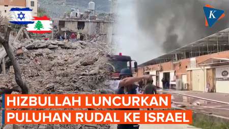 Hizbullah Balas Serangan Israel, Luncurkan Puluhan Rudal dari Lebanon