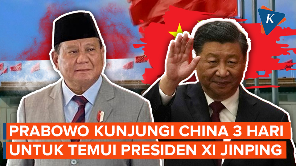 Prabowo Kunjungi China 3 Hari, Temui Xi Jinping