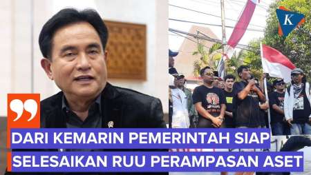 Yusril Respons Demo Aktivis Pati Di DPR Soal RUU Perampasan Aset