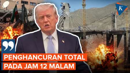 Ultimatum Iran, Trump: Hancurkan Infrastruktur Energi Tengah Malam