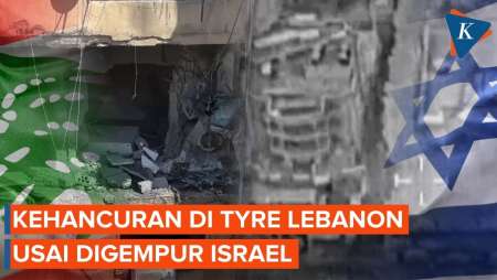 Penampakan Kota Tyre Lebanon Hancur karena Serangan Udara Israel