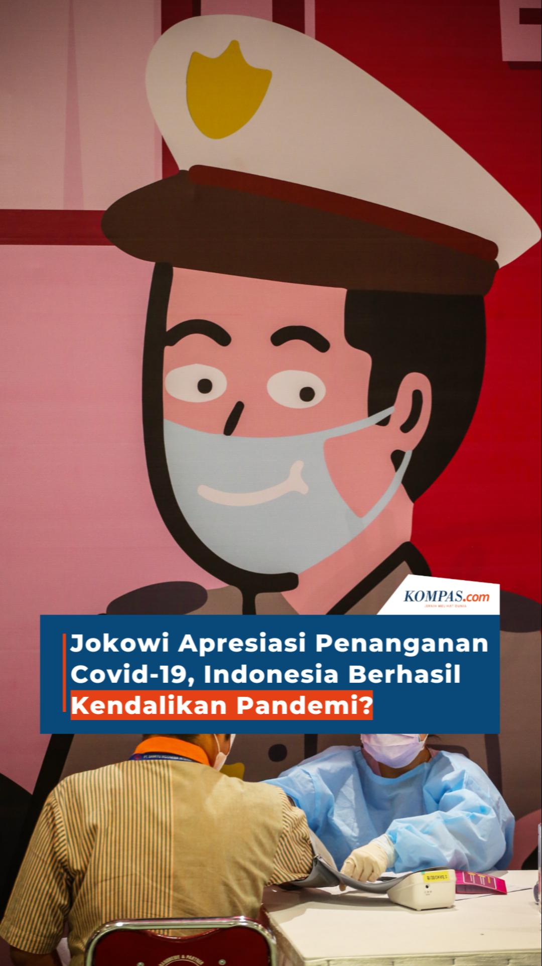 Jokowi Apresiasi Penanganan Covid di Indonesia