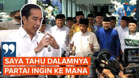 Dapat Info dari Intelijen, Jokowi: Saya Tahu Dalamnya Partai Ingin ke Mana