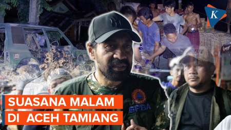 Suasana Malam Hari Di Aceh Tamiang Usai Diterjang Banjir...