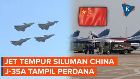 China Pamer Jet Tempur Siluman J-35A, Bakal Jadi Saingan AS?