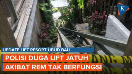 Kasus Lift Resort Ubud Bali, Polisi Tunjukkan Rekaman CCTV Saat Kejadian 