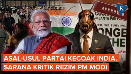 Asal-usul Partai Kecoak India, Gen Z Frustasi Dengan Rezim PM Narendra Modi