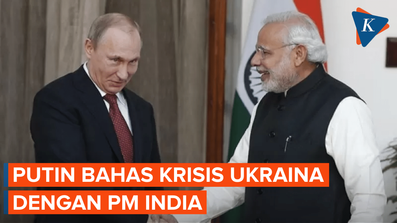 Putin Bahas Ukraina dengan PM India