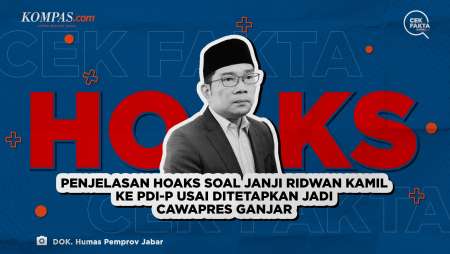 Penjelasan Hoaks soal Janji Ridwan Kamil ke PDI-P Usai Ditetapkan…