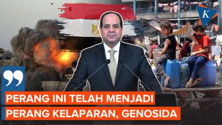 Presiden Mesir: Perang di Gaza Lampaui Batas Logika