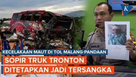 Sopir Truk Kecelakaan Maut di Tol Malang-Pandaan Jadi Tersangka