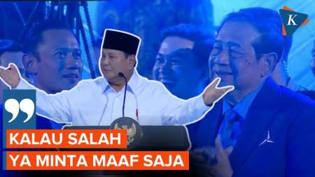 Prabowo Di Depan SBY: Kalau Salah, Ya Minta Maaf Saja