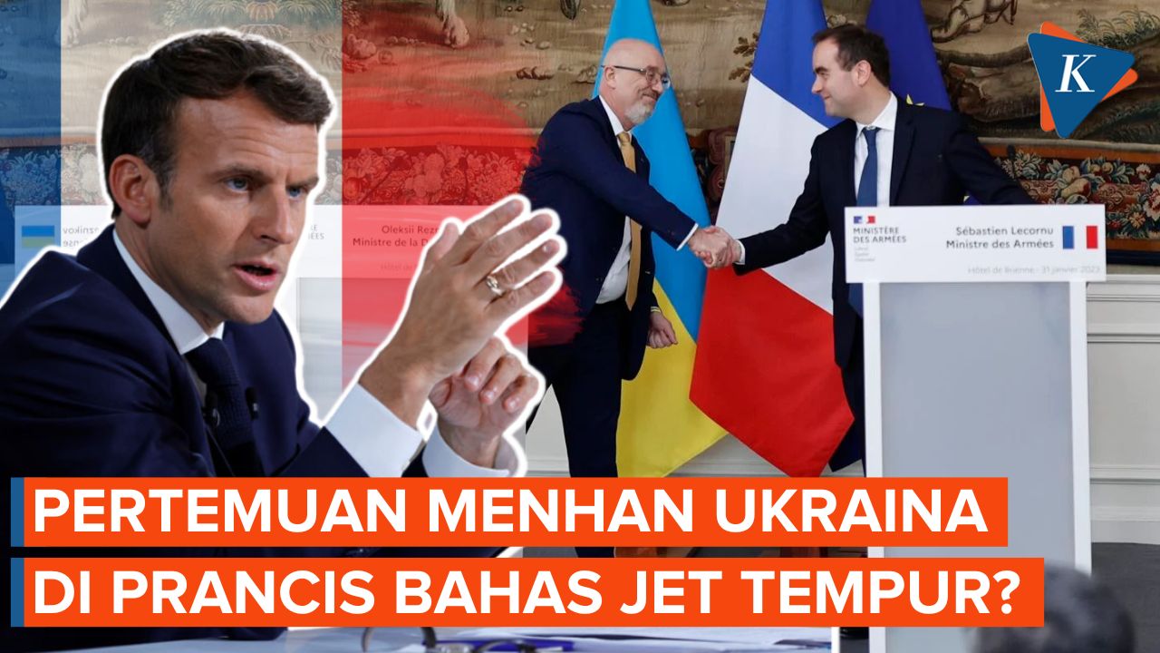 Menhan Ukraina Bertemu dengan Menhan Prancis, Bahas Permintaan Jet Tempur?