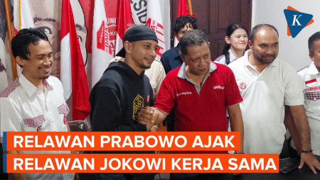 Relawan Prabowo Datangi Relawan Jokowi, Ajak Dukung Prabowo