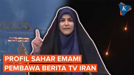 Sepak Terjang Presenter TV Iran Sahar Emami yang Diserang Israel Saat Live
