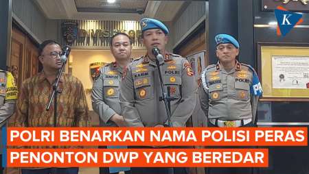 Polri Benarkan Sejumlah Nama Polisi Pemeras Penonton DWP yang Beredar di Medsos, Ada Pejabat Polda