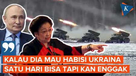 Megawati: Rusia Tak Ada Niat Hancurkan Ukraina