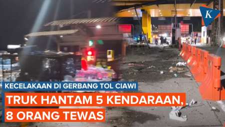 Kecelakaan Beruntun di Gerbang Tol Ciawi, 8 Orang Tewas