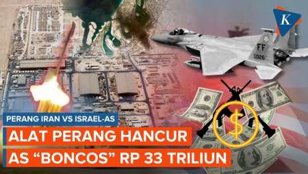 4 Hari Perang Iran: Alat Tempur Hancur, AS "Boncos" Sampai Rp 33 Triliun!