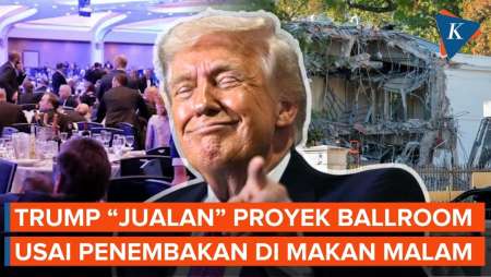 Trump Manfaatkan Aksi Penembakan untuk "Jualan" Proyek Ballroom Gedung Putih