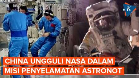 China Cuma Butuh 16 Hari Untuk Selamatkan Astronot Terdampar, NASA 9 Bulan