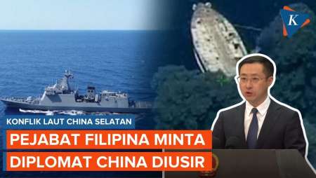 Laut China Selatan Memanas, Pejabat Filipina Minta Diplomat China Diusir
