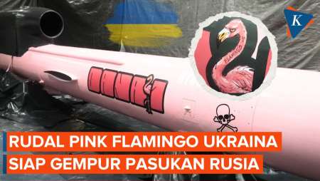 Ukraina Pamerkan Rudal Pink FP-5 "Flamingo", Siap Gempur Teritori Rusia