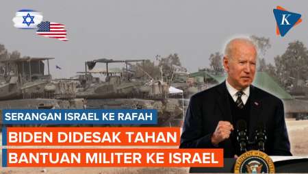 Serangan Israel ke Rafah, Parlemen AS Desak Biden Tahan Bantuan Militer ke Israel