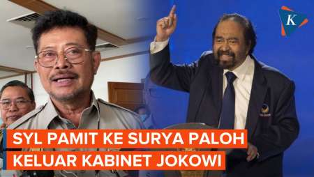 Syahrul Yasin Limpo Sudah Izin ke Surya Paloh untuk Pamit dari Kabinet Jokowi