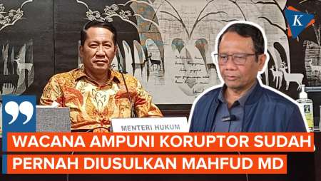 Menteri Hukum: Wacana Maafkan Koruptor Pernah Diusulkan Mahfud MD Saat Jadi Menteri Kehakiman