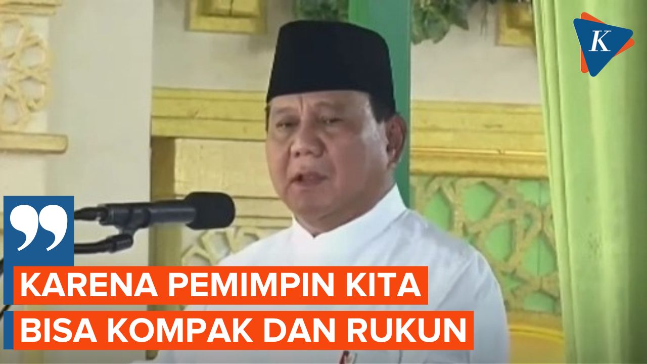 Hadiri Haul Habib Munzir, Prabowo Bahas Kekompakan Pemimpin Indonesia