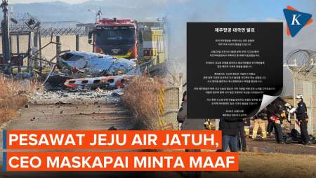 CEO Jeju Air Minta Maaf atas Jatuhnya Pesawat di Bandara Muan Korsel