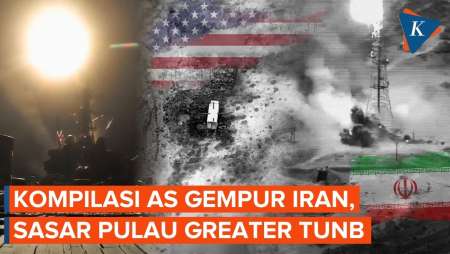 Kompilasi Serangan Terbaru AS Ke Iran, 90 Menit Gempur Pulau Greater Tunb