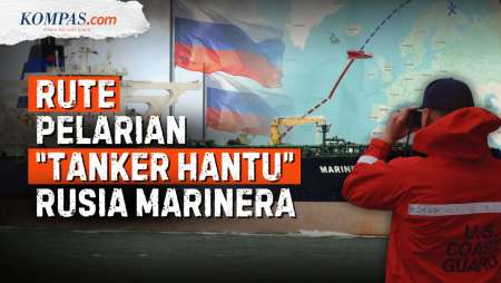 Rute Tanker "Hantu" Rusia Kelabui Kejaran AS, Matikan Radar Hingga Dikawal Kapal Selam Nuklir