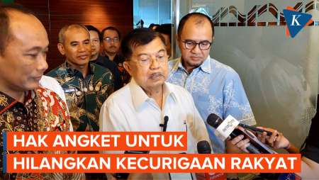 Jusuf Kalla: Hak Angket Bagus, Mengklarifikasi Kecurigaan Masyarakat soal Pemilu